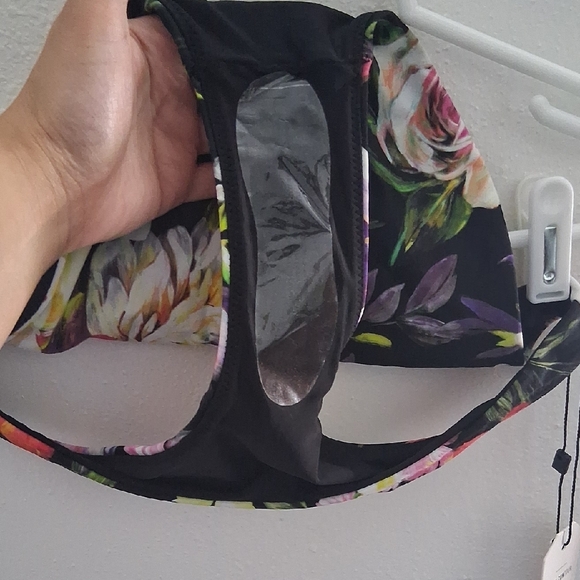 Express Multicolor Floral Bikini Bottom - Picture 3 of 3
